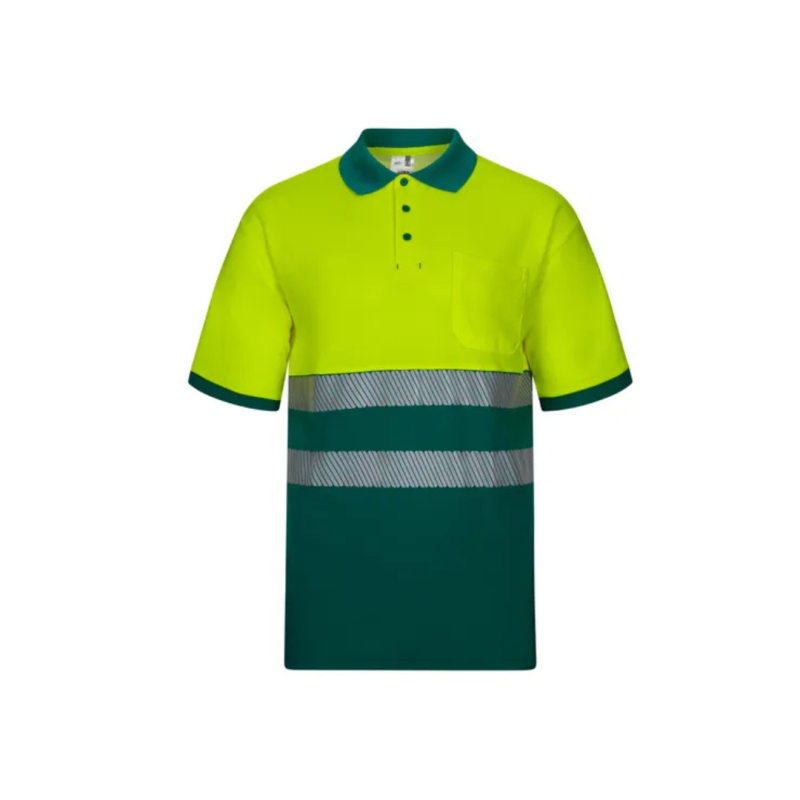Polo Bicolor Velilla 305523 – Algodão Profissional e Confortável