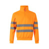 Sweatshirt Velilla 305702 – Meio Fecho, Conforto e Resistência Profissional