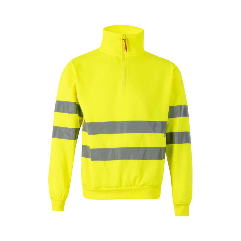 Sweatshirt Velilla 305702 – Meio Fecho, Conforto e Resistência Profissional