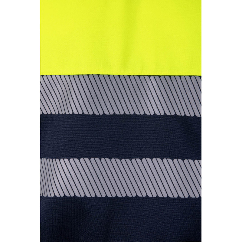 Sweatshirt Bicolor Velilla 305703 – Meio Zíper com Fita Refletora Segmentada