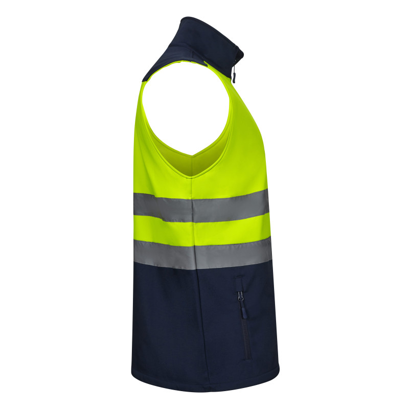 Colete Softshell Bicolor Velilla 305906 – Proteção e Mobilidade Profissional