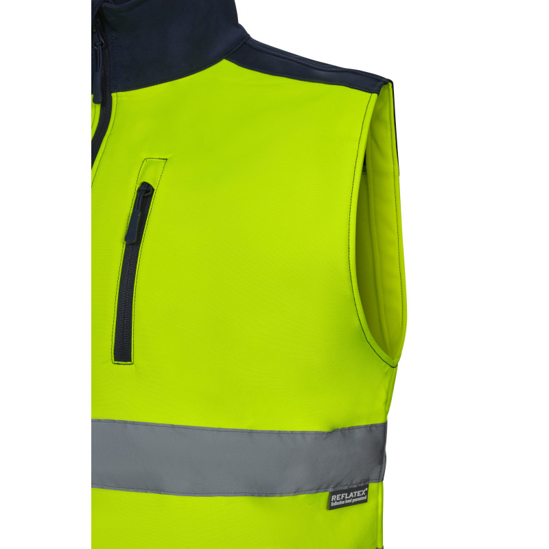 Colete Softshell Bicolor Velilla 305906 – Proteção e Mobilidade Profissional