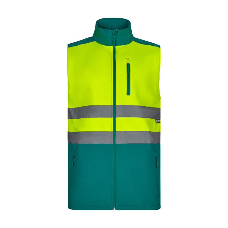 Colete Softshell Bicolor Velilla 305906 – Proteção e Mobilidade Profissional