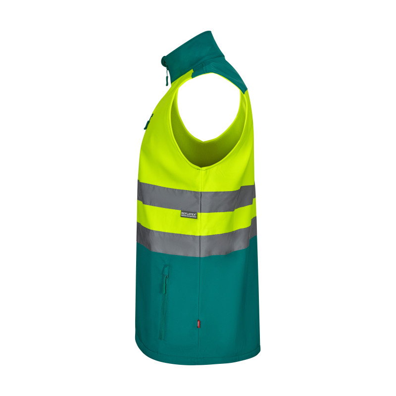 Colete Softshell Bicolor Velilla 305906 – Proteção e Mobilidade Profissional