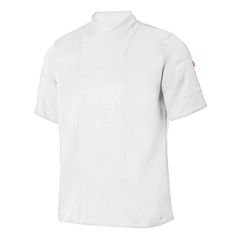 Jaleca de cozinha microfibra com costas Coolmax® manga curta