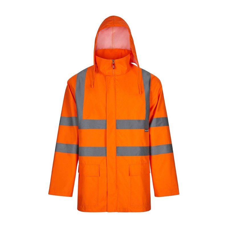 Parka Alta Visibilidade 4 em 1 Classe 3 | Impermeável EN 20471