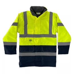 Parka Bicolor HV Belcamp – Alta Visibilidade e Impermeável