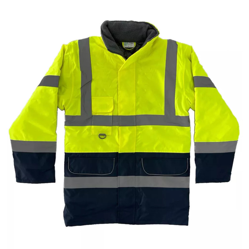 Parka Bicolor HV Belcamp – Alta Visibilidade e Impermeável