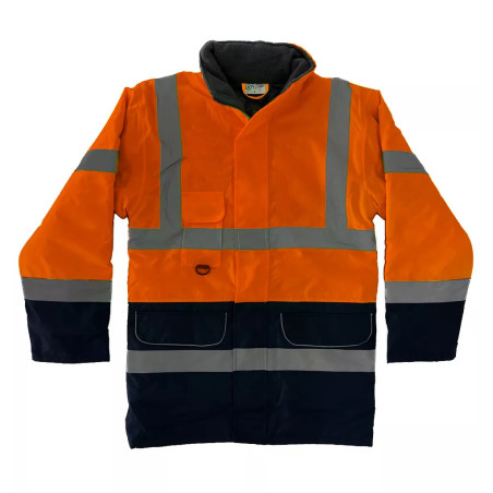Parka Bicolor HV Belcamp – Alta Visibilidade e Impermeável