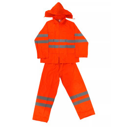 Fato de Chuva em Nylon HV – Proteção e Visibilidade