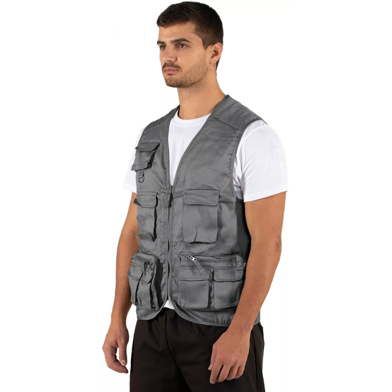 Colete Multibolsos CL-04 Belcamp – Praticidade e Resistência no Trabalho