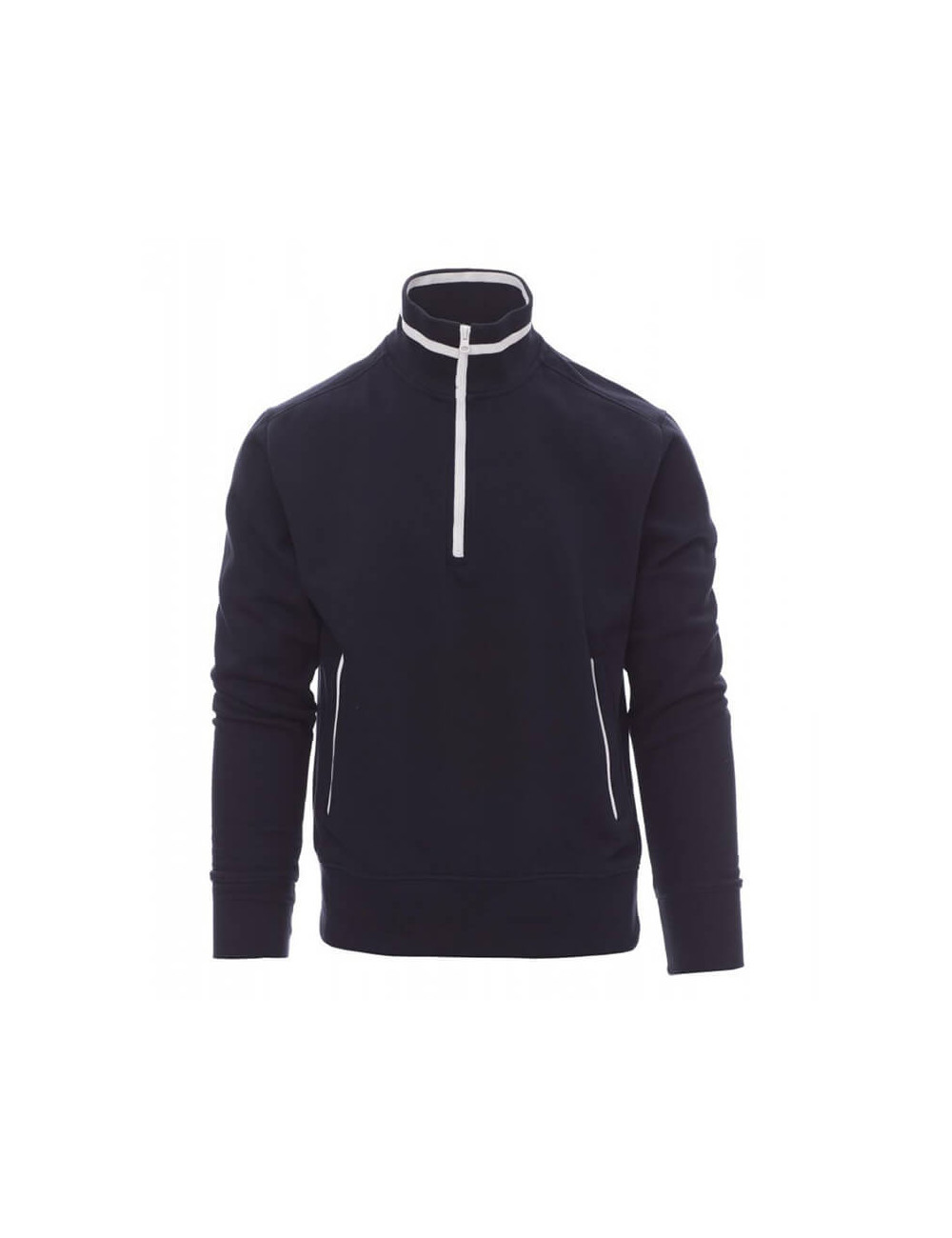 Camisola Homem com Meio Fecho Contrastante | Conforto e Estilo