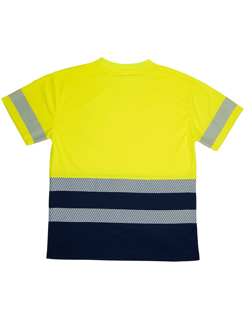 T-Shirt Alta Visibilidade Classe 1 | Bandas Segmentadas Elásticas