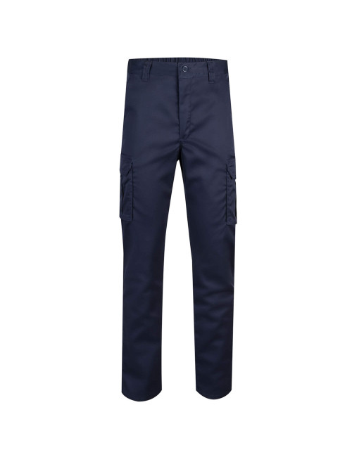 Calças Stretch Forradas Multibolsos Slim Fit