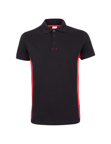 Polo Bicolor Manga Curta em Piqué | Conforto e Estilo Profissional
