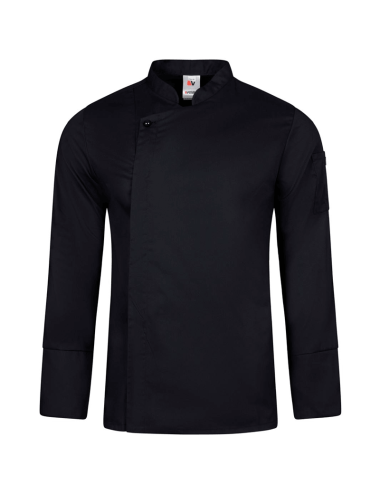 Jaleca de Cozinha Velilla 405202TC – Com Fecho de Correr e Estilo Profissional