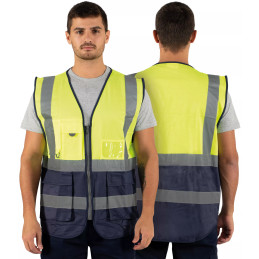 Colete Multi-Bolsos Refletor CL-03 Belcamp – Conforto e Visibilidade