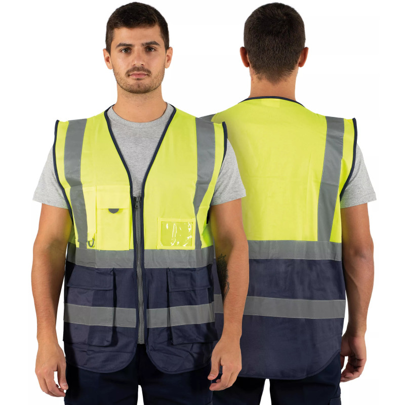 Colete Multi-Bolsos Refletor CL-03 Belcamp – Conforto e Visibilidade