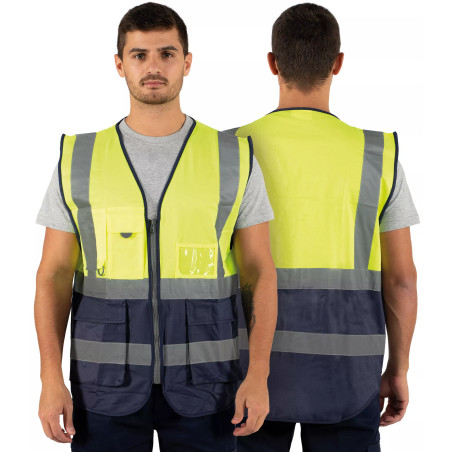 Colete Multi-Bolsos Refletor CL-03 Belcamp – Conforto e Visibilidade