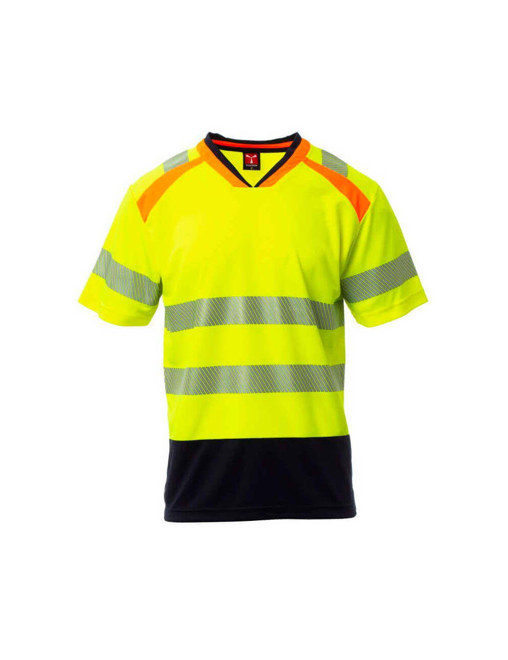 T-Shirt Alta Visibilidade Bicolor Dry-Tech | Bandas Segmentadas
