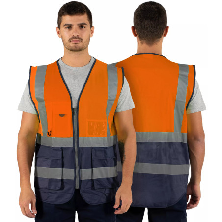 Colete Multi-Bolsos Refletor CL-03 Belcamp – Conforto e Visibilidade