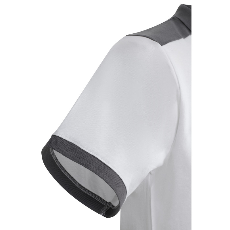 Pólo Stretch Bicolor – Conforto, Elasticidade e Estilo Profissional