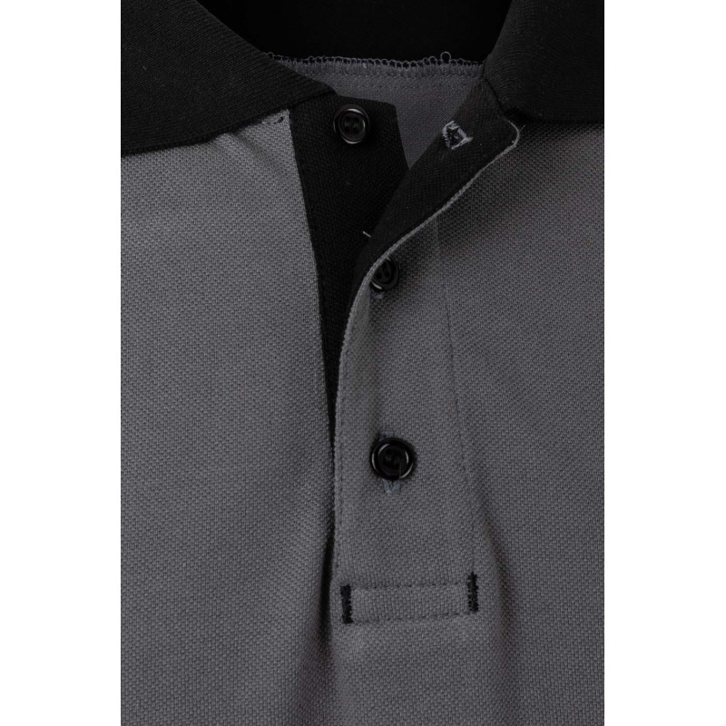 Pólo Stretch Bicolor – Conforto, Elasticidade e Estilo Profissional