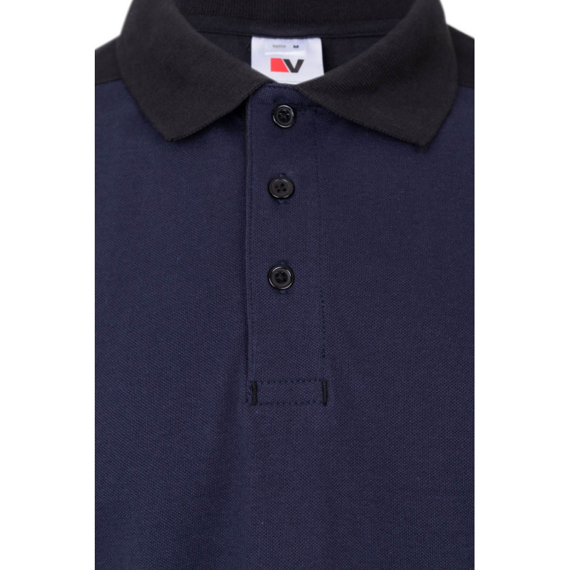 Pólo Stretch Bicolor – Conforto, Elasticidade e Estilo Profissional