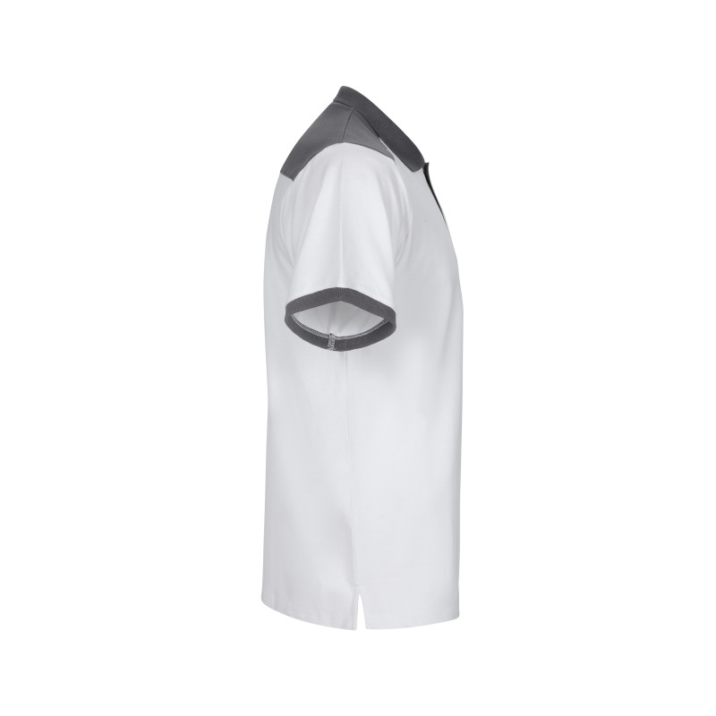 Pólo Stretch Bicolor – Conforto, Elasticidade e Estilo Profissional