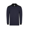 Polo Stretch Bicolor de Manga Comprida – Conforto e Estilo Profissional
