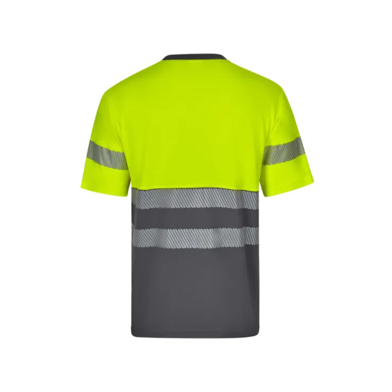 T-shirt Bicolor Velilla 305509 – Algodão Confortável e Profissional