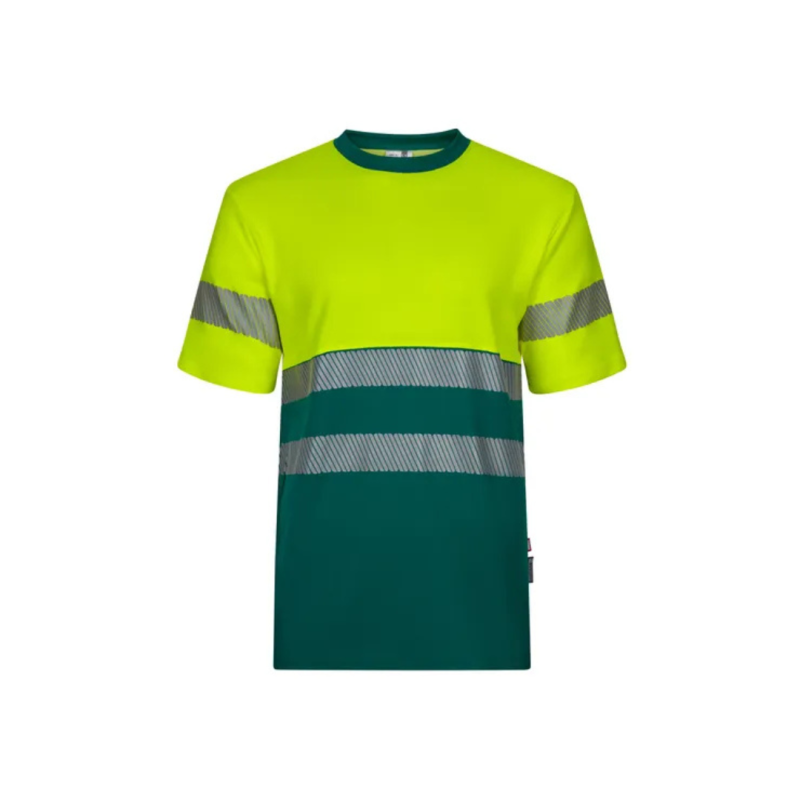 T-shirt Bicolor Velilla 305509 – Algodão Confortável e Profissional