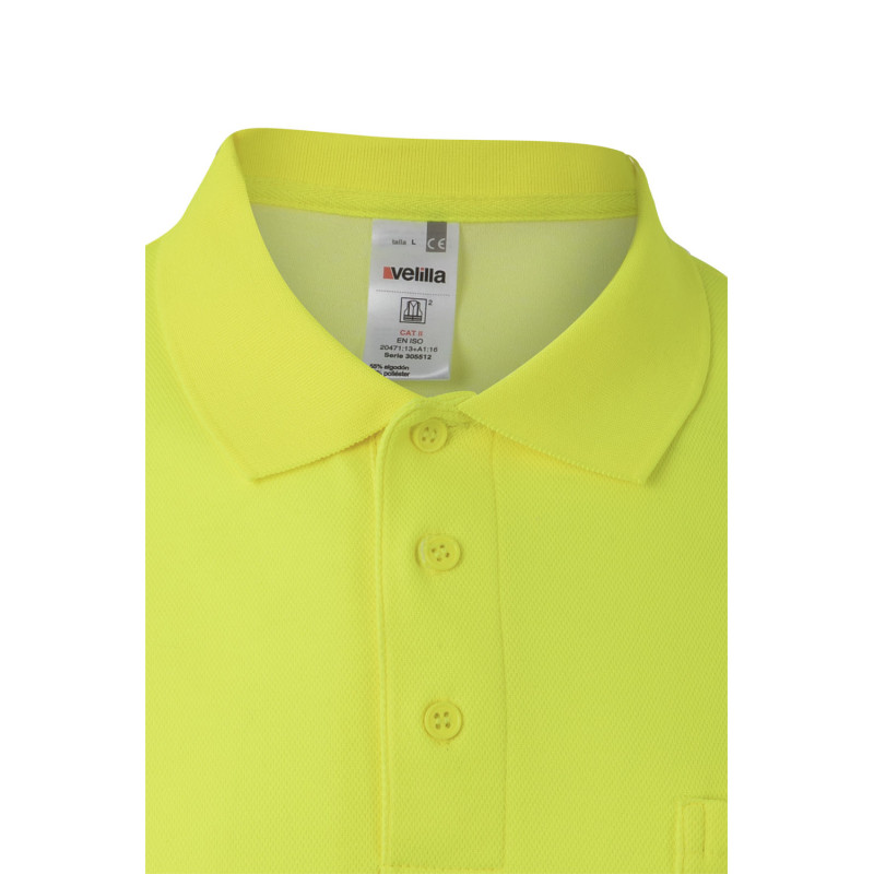 Polo Bicolor Velilla 305522 – Algodão Conforto Profissional Manga Curta