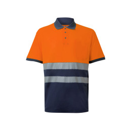 Polo Bicolor Velilla 305523 – Algodão Profissional e Confortável