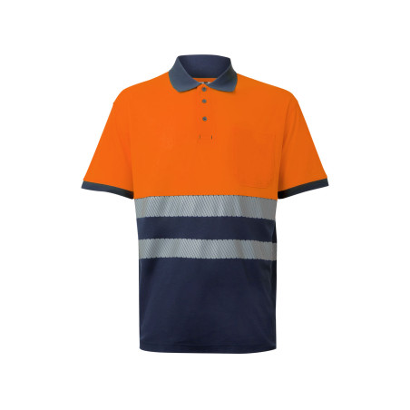 Polo Bicolor Velilla 305523 – Algodão Profissional e Confortável